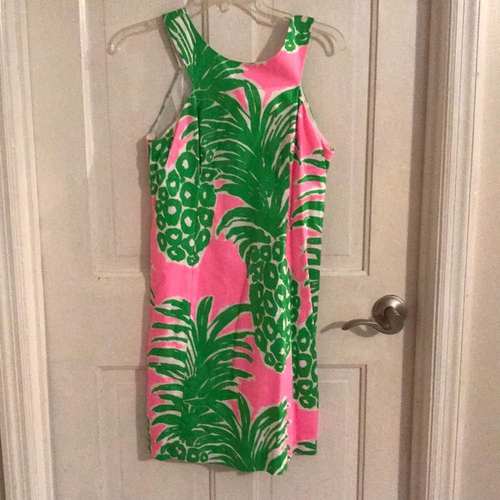 Lilly Pulitzer Largo Shift Dress Pineapple Print